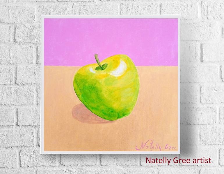 Original Abstract Food Painting by Natelly Gree