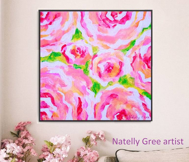 Original Abstract Nature Painting by Natelly Gree