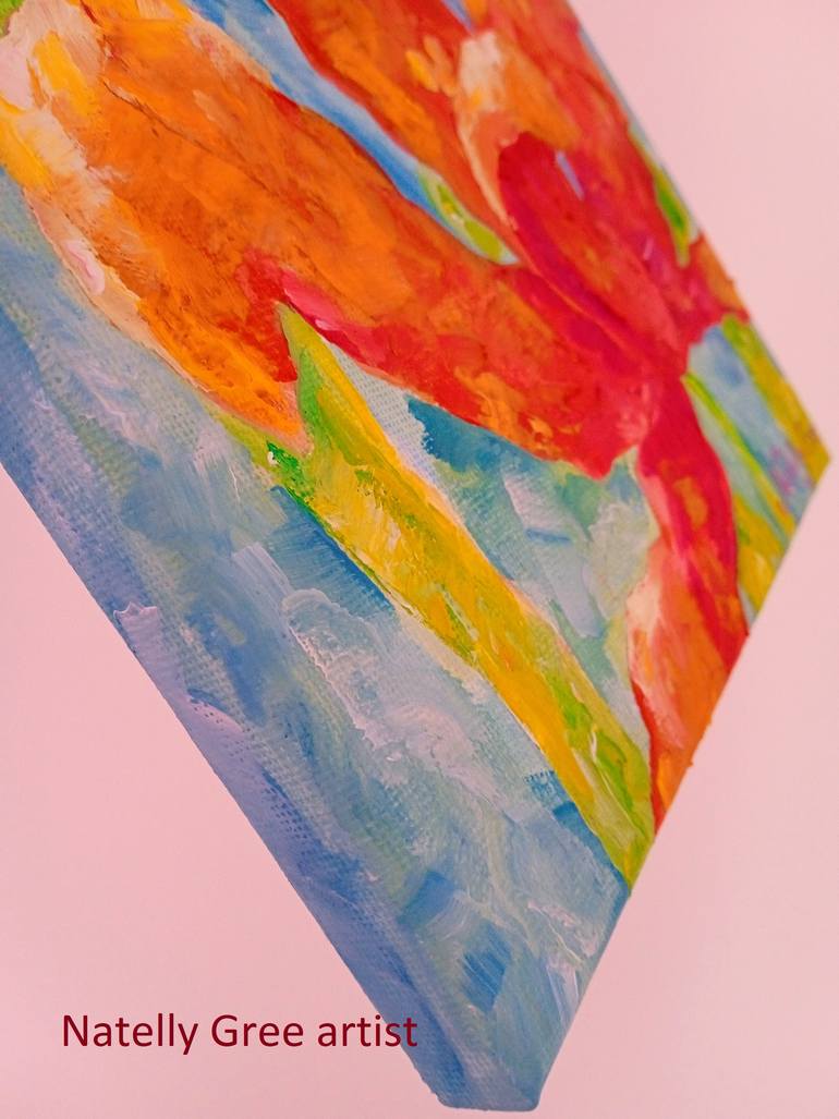 Original Contemporary Floral Painting by Natelly Gree