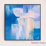 Blue Abstract Oil Painting Natelly Gree