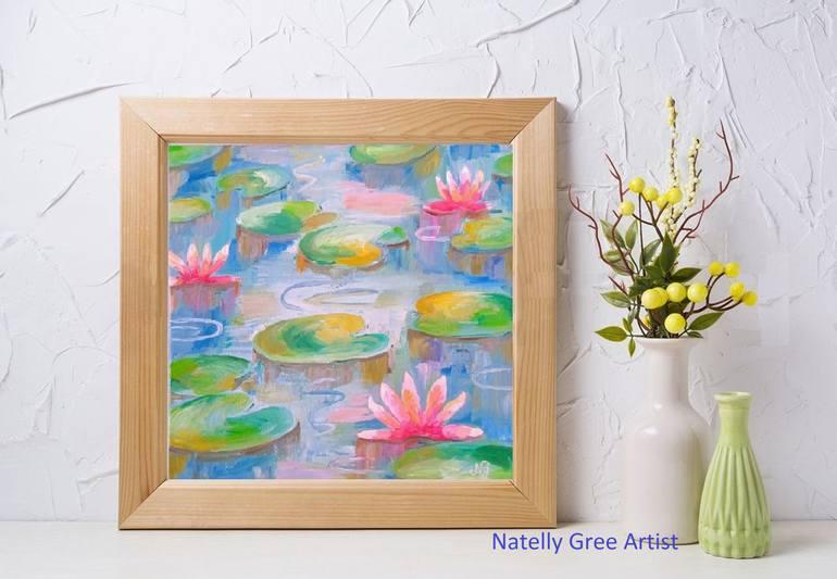 Original Contemporary Floral Painting by Natelly Gree