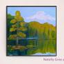 Pine Oil Painting Natelly Gree
