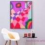 Abstract Colorful Painting Oil Large Art