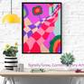 Abstract Colorful Painting Natelly Gree