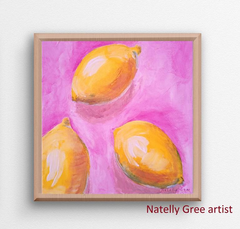 Original Impressionism Botanic Painting by Natelly Gree