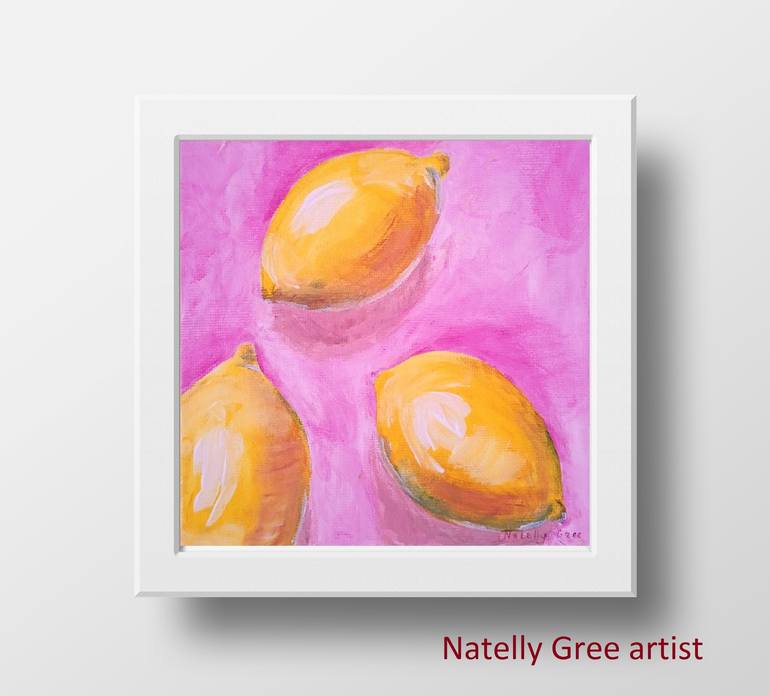 Original Impressionism Botanic Painting by Natelly Gree