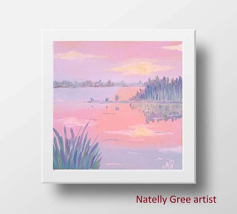 Original Contemporary Landscape Painting by Natelly Gree