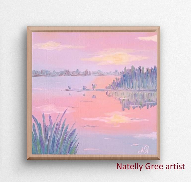 Original Contemporary Landscape Painting by Natelly Gree