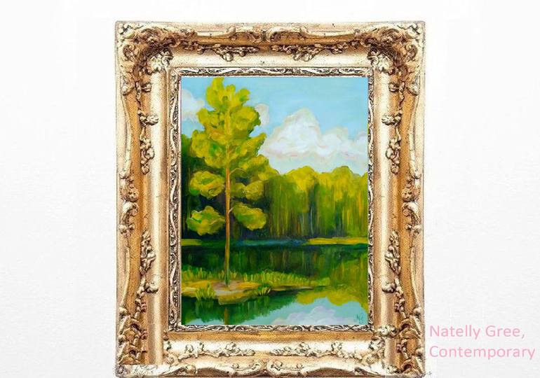 Original Landscape Painting by Natelly Gree