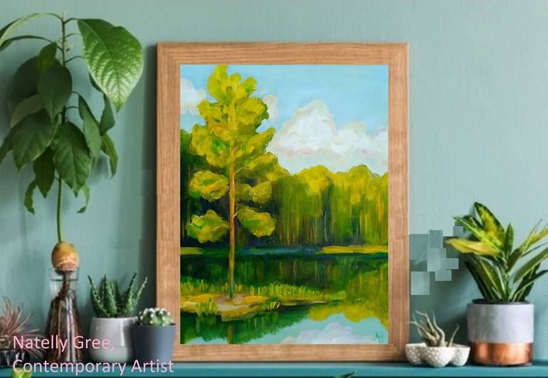 Original Landscape Painting by Natelly Gree