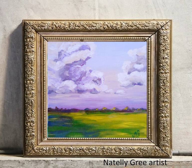Original Contemporary Landscape Painting by Natelly Gree