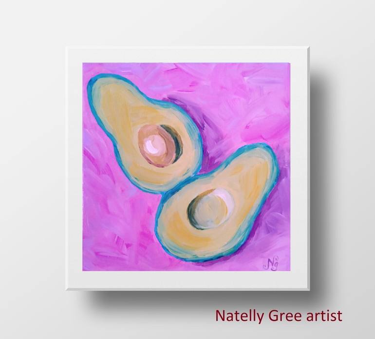 Original Impressionism Food Painting by Natelly Gree