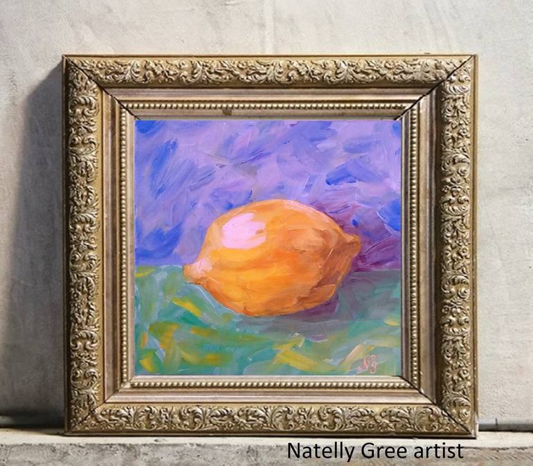 Original Fine Art Cuisine Painting by Natelly Gree