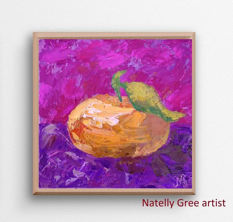 Original Impressionism Food & Drink Painting by Natelly Gree