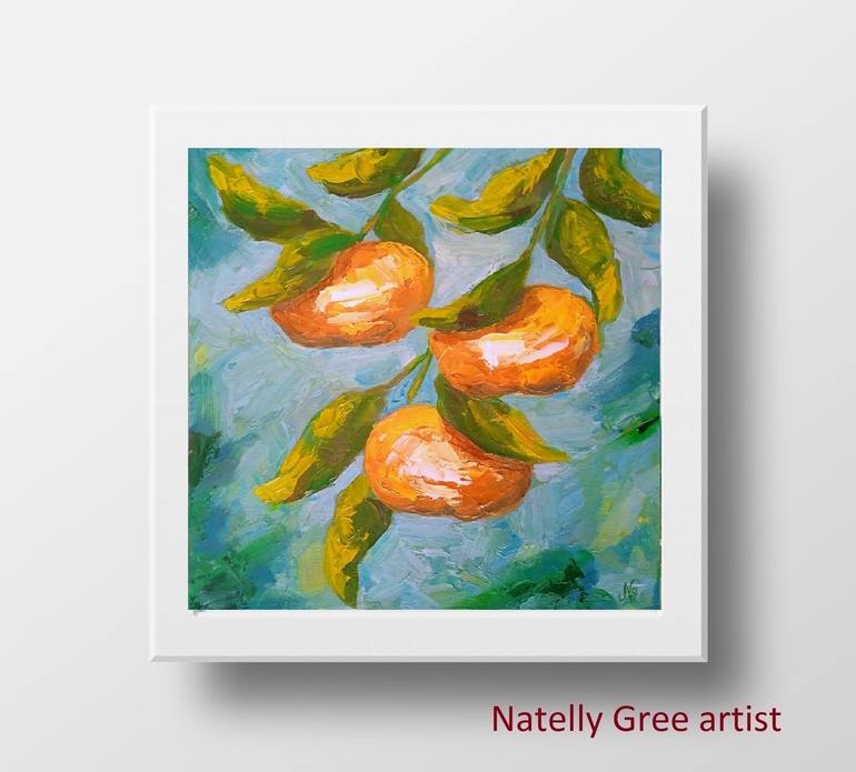 Original Impressionism Food & Drink Painting by Natelly Gree