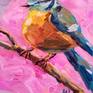 Yellow Bird Impressionist Art Natelly Gree