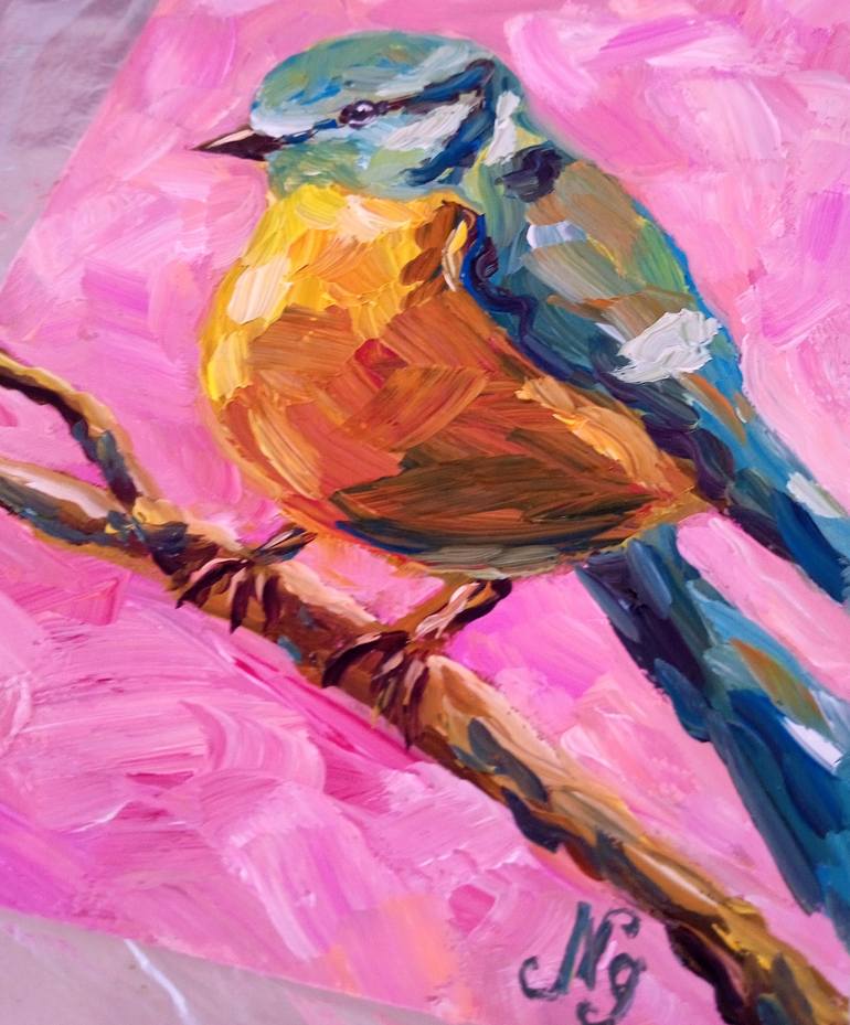 Original Abstract Animal Painting by Natelly Gree