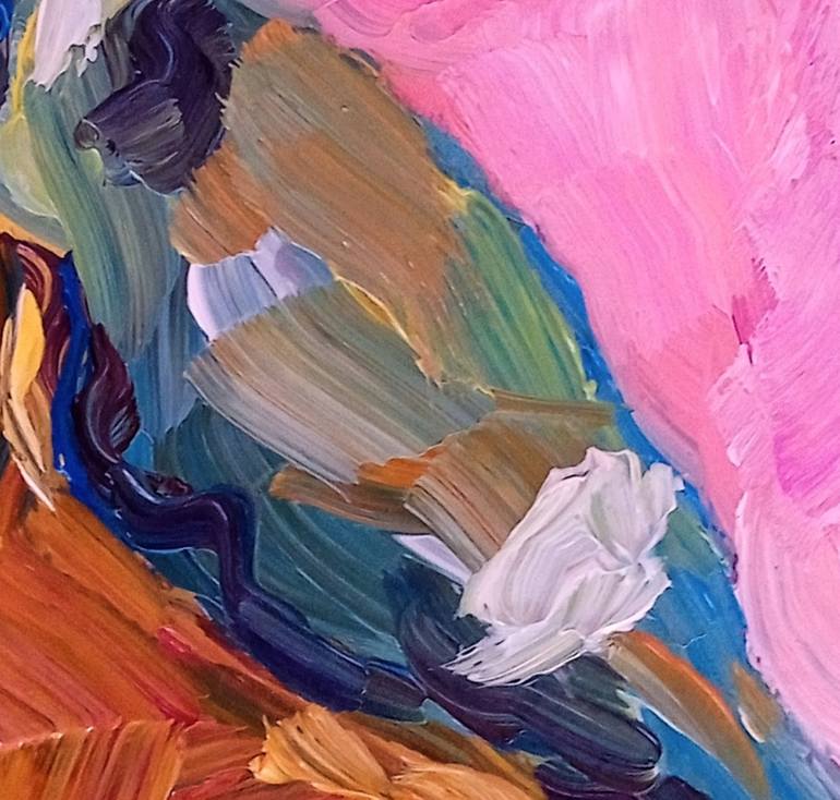 Original Abstract Animal Painting by Natelly Gree