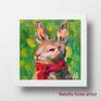 Hare Oil Painting Canvas Rabbit Impressionist