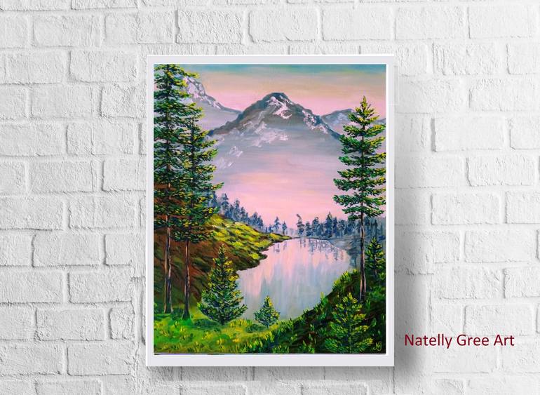 Original Realism Nature Painting by Natelly Gree