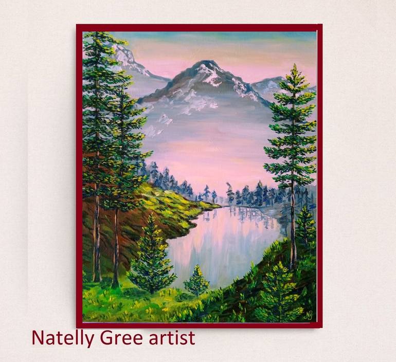 Original Realism Nature Painting by Natelly Gree