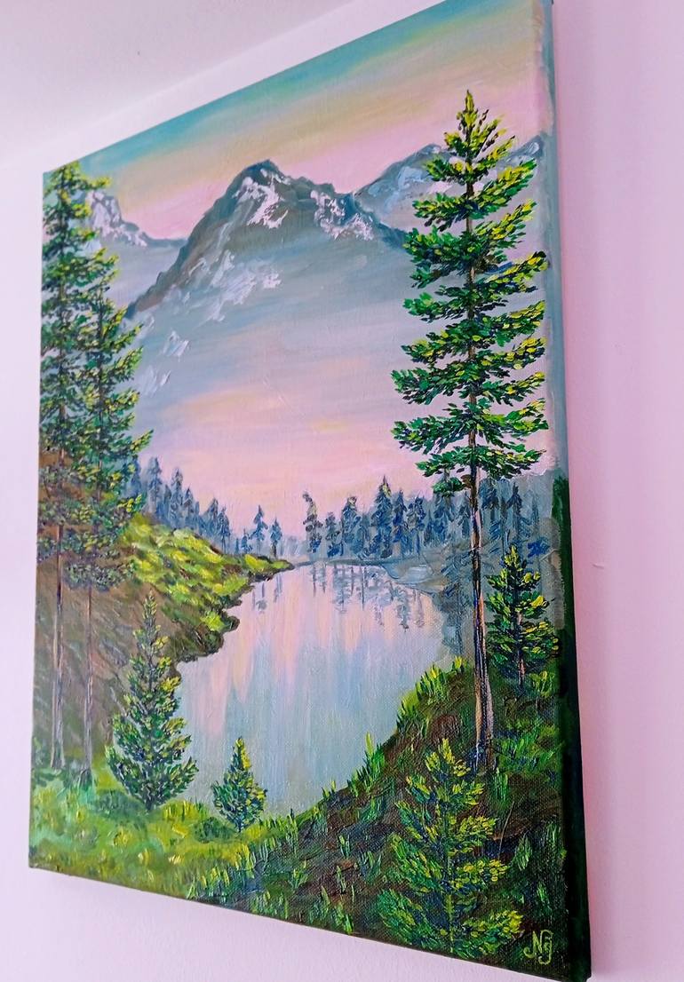 Original Realism Nature Painting by Natelly Gree