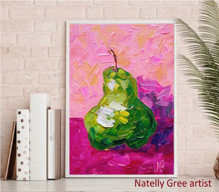 Original Abstract Food & Drink Painting by Natelly Gree