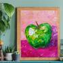 Apple Oil Painting Fruit Canvas Art