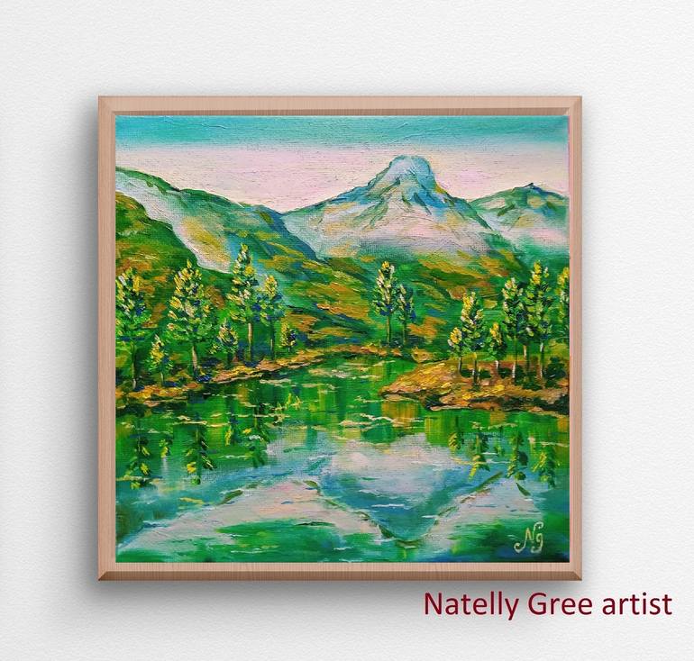 Original Realism Landscape Painting by Natelly Gree