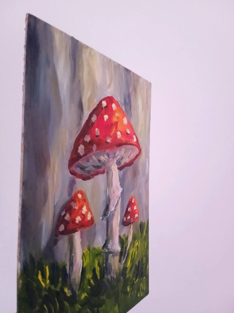 Original Abstract Fantasy Painting by Natelly Gree