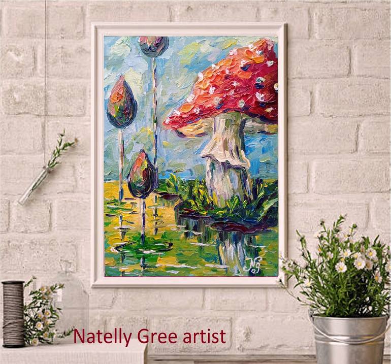 Original Abstract Landscape Painting by Natelly Gree