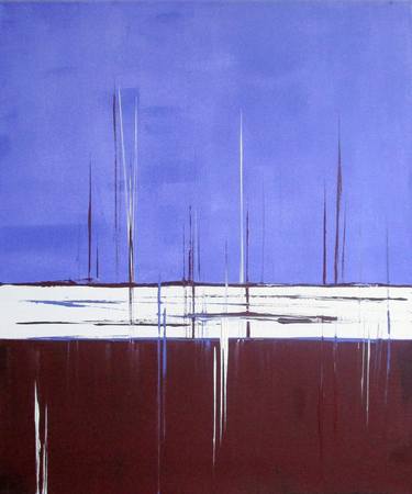 Original Minimalism Abstract Paintings by kerstin franz