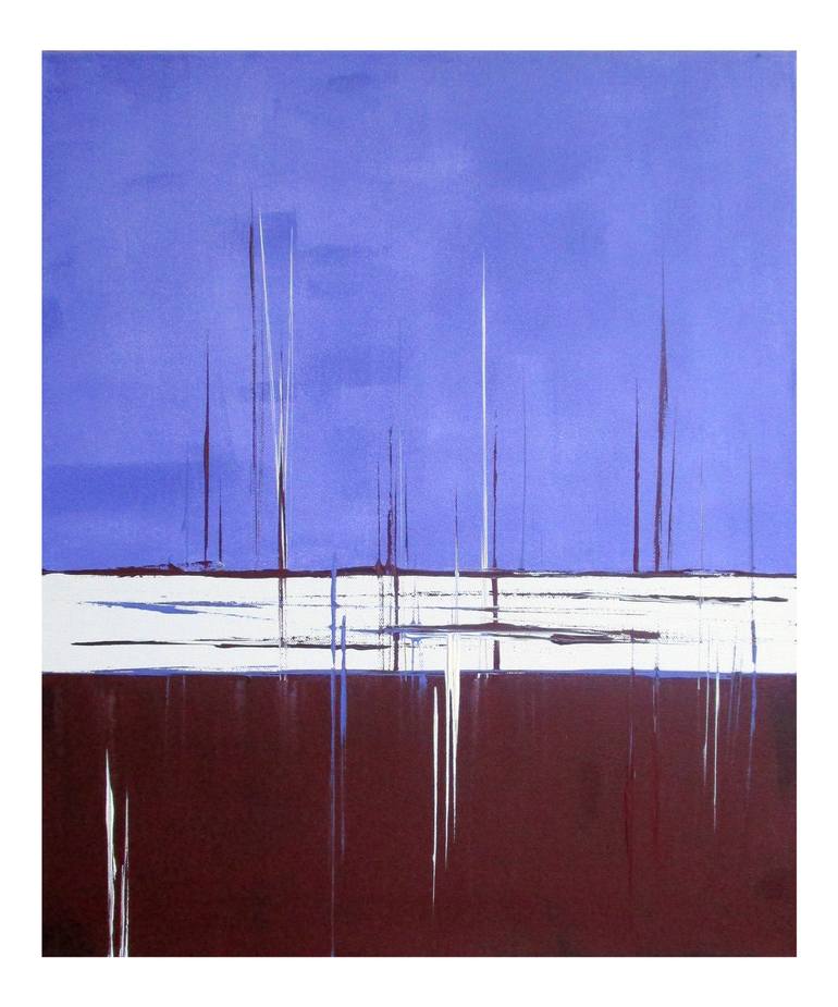 Original Minimalism Abstract Painting by kerstin franz