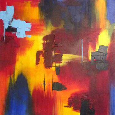 Original Abstract Expressionism Abstract Paintings by kerstin franz