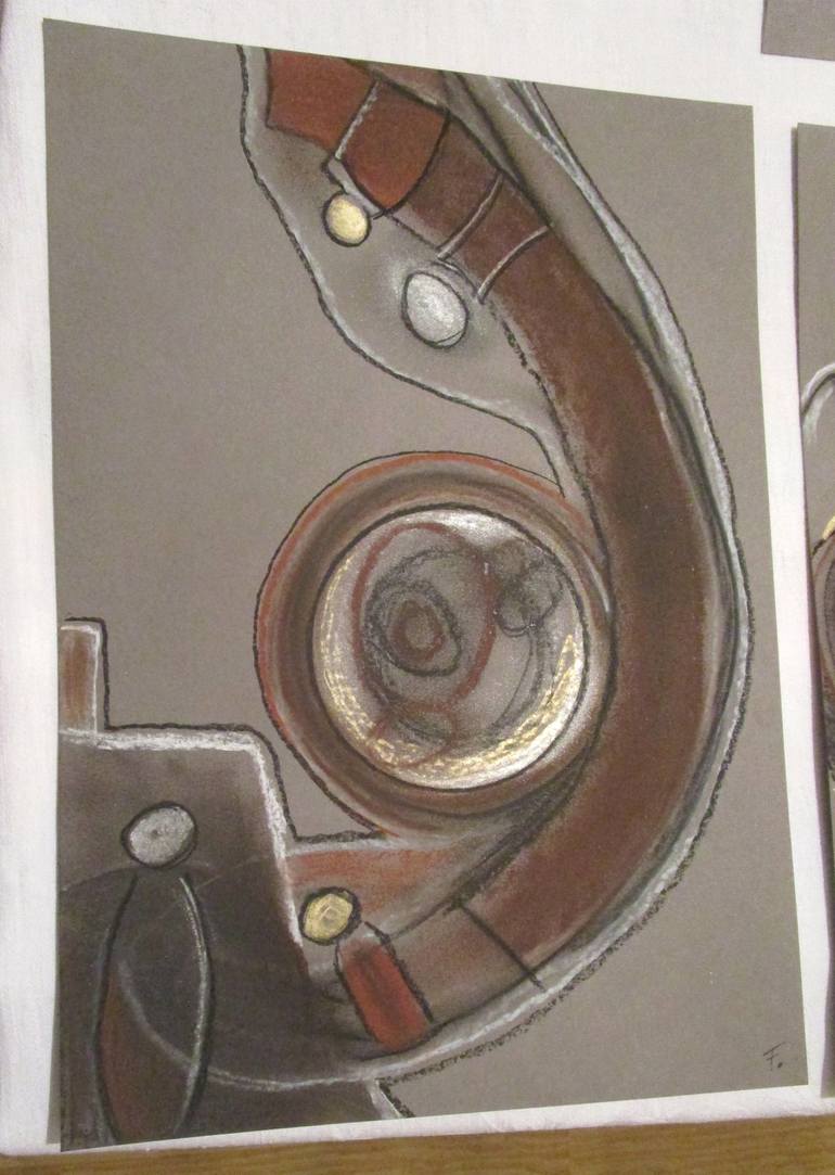 Original Abstract Drawing by kerstin franz