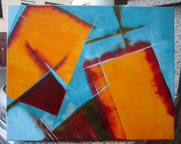 Original Abstract Painting by kerstin franz