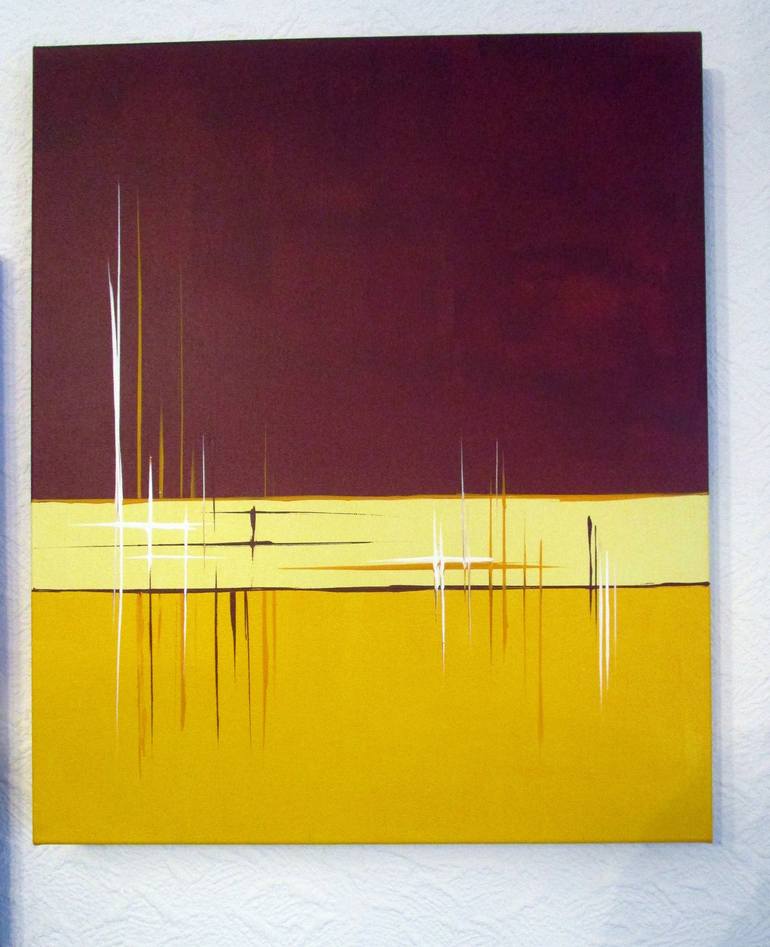 Original Minimalism Abstract Painting by kerstin franz