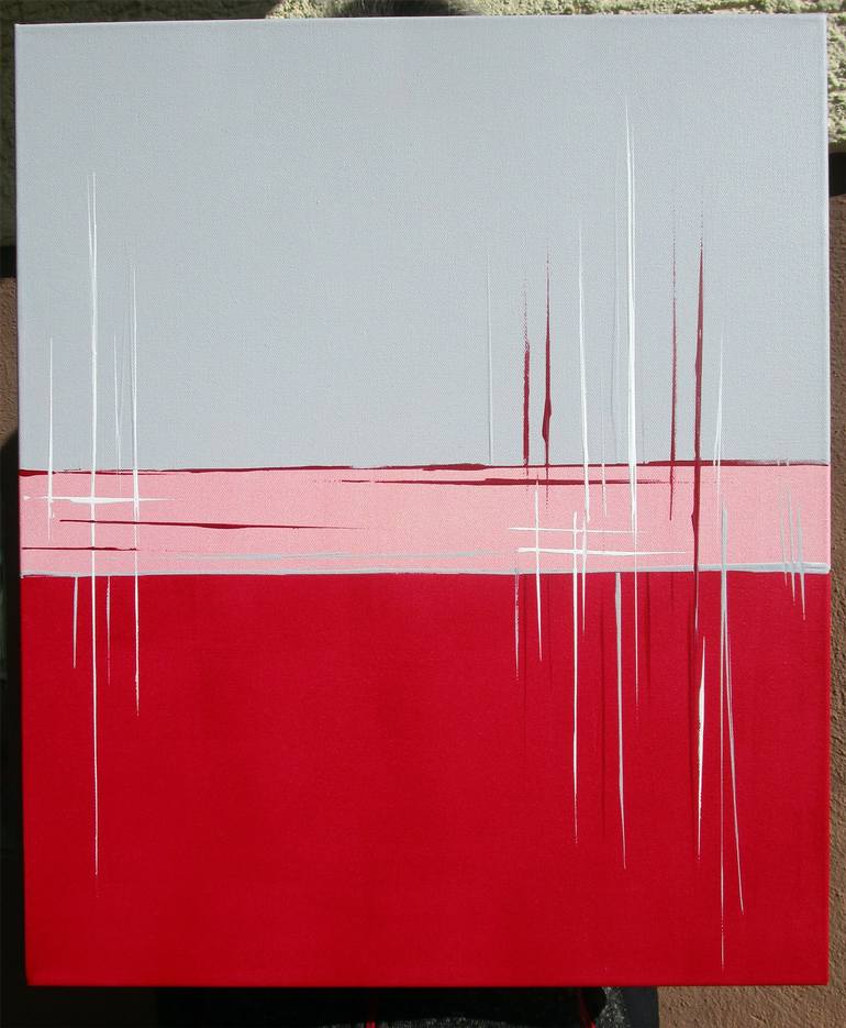 Original Minimalism Abstract Painting by kerstin franz