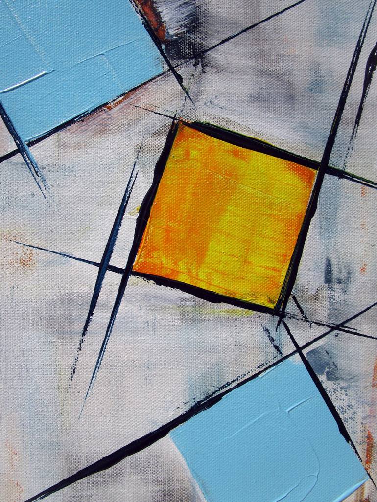 Original Geometric Painting by kerstin franz