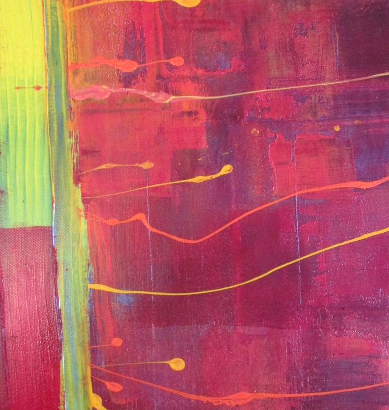 Original Abstract Expressionism Abstract Painting by Kerstin Franz