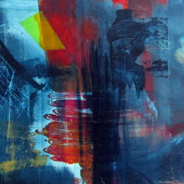 Original Abstract Expressionism Abstract Painting by Kerstin Franz