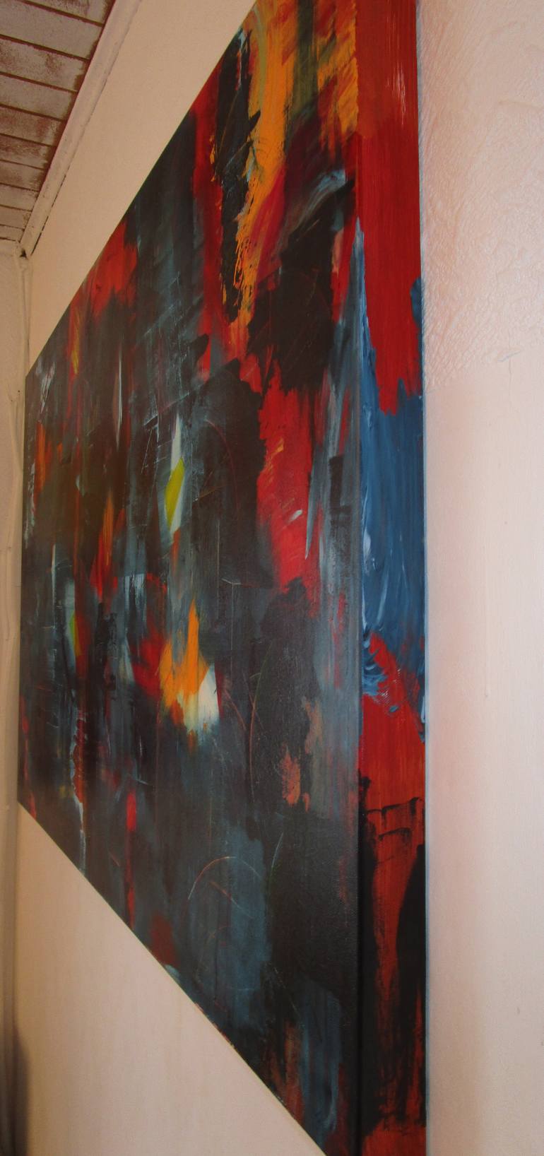 Original Abstract Expressionism Abstract Painting by Kerstin Franz