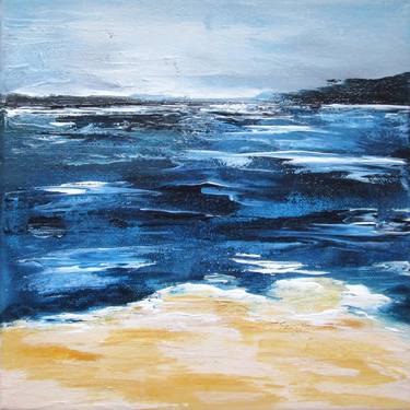 Original Fine Art Beach Paintings by kerstin franz