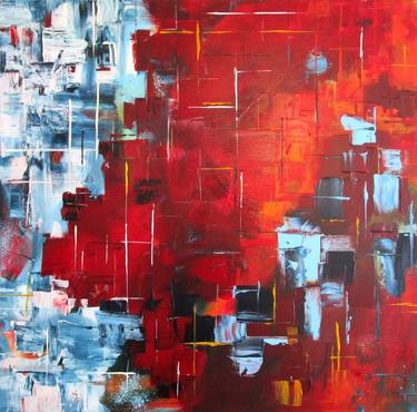 Original Fine Art Abstract Paintings by kerstin franz