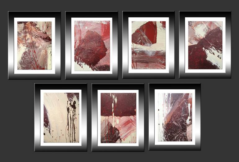 Original Contemporary Abstract Mixed Media by kerstin franz