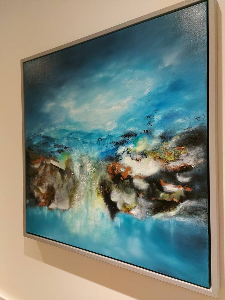 Original Abstract Painting by Wioleta Boorer