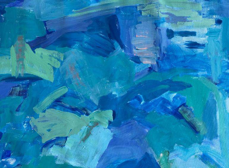 Original Abstract Expressionism Abstract Painting by Christine Parker