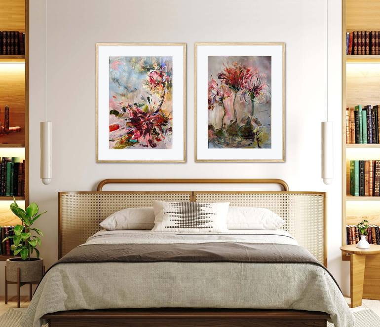 Original Floral Painting by GG Cooper