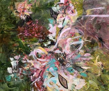 Original Abstract Expressionism Abstract Painting by Shell Cooper