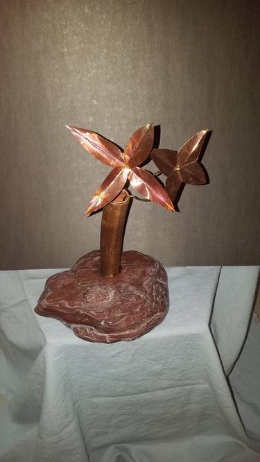 Original Abstract Botanic Sculpture by Brad Phinick